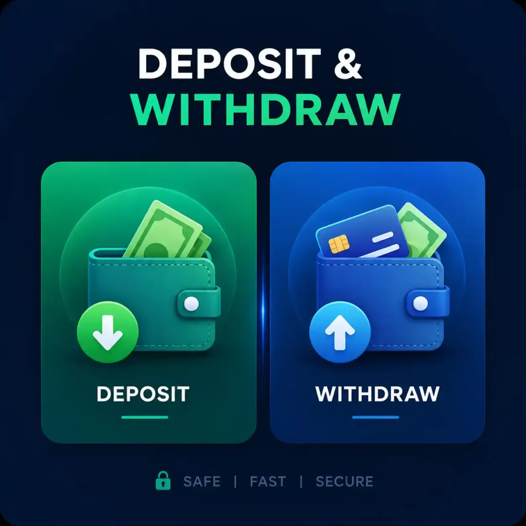 Deposit & Withdraw